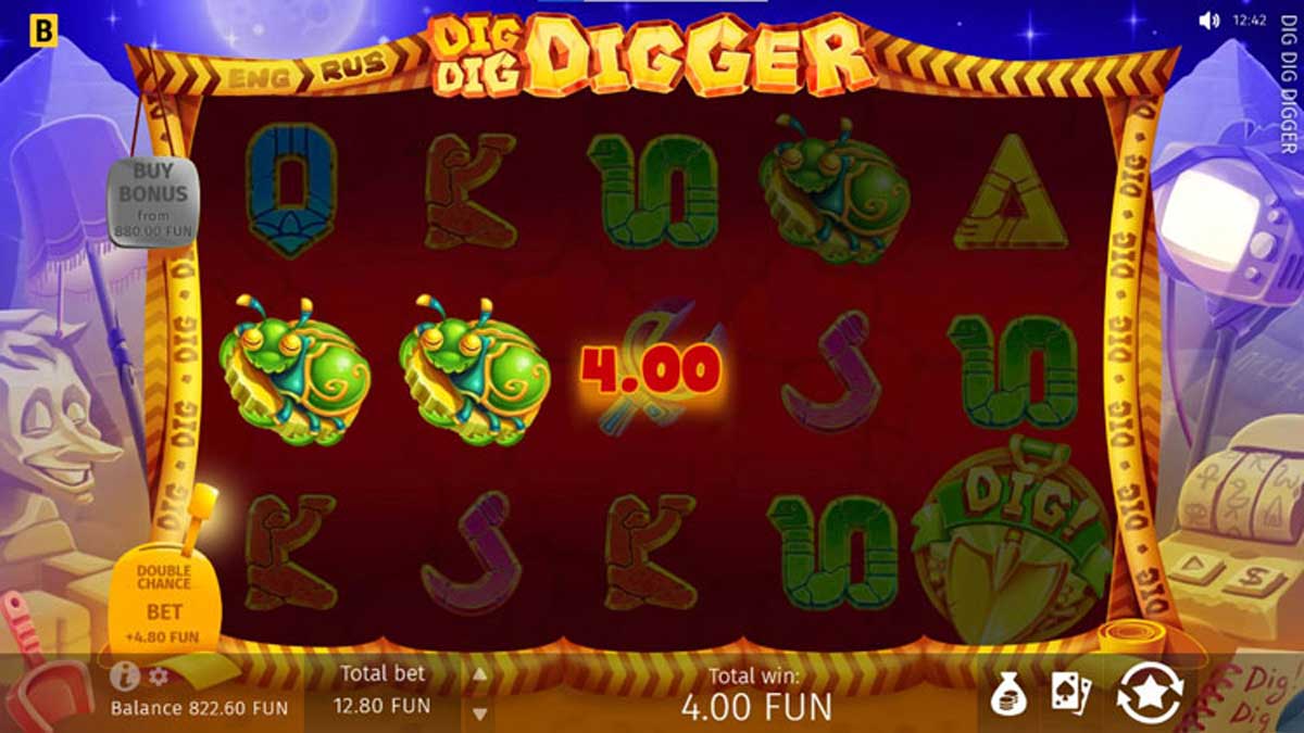 Dig Dig Digger slot machine game